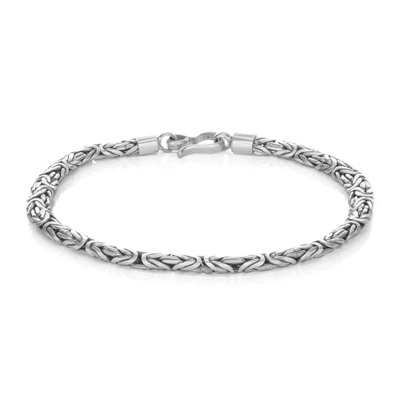 Celostříbrný náramek Snake - Drahý kov: Sterlingové stříbro (925)