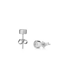 Stud Earrings with Stone