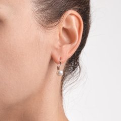 Boucles d'oreilles perles 8 AA Conti