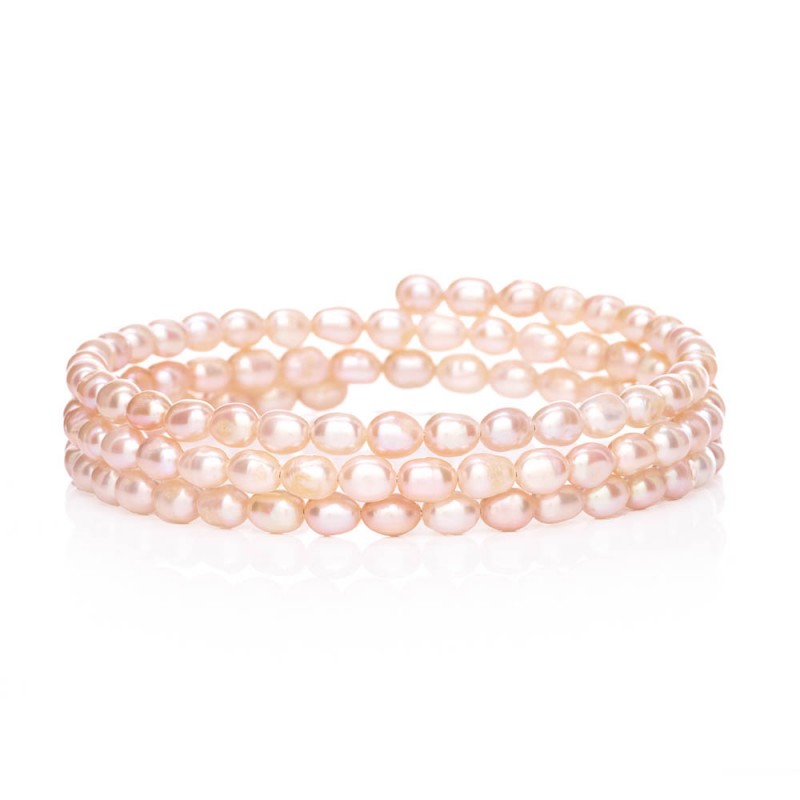 Perlenarmband Pare – rosa