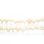 Pearl necklace - nuggets 5,5 white - Precious metal: Rhodium-plated silver (925), Necklace length: 40 cm