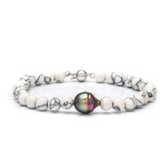 Howlit-Armband mit Tahitiperle