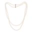 Double strand pearl necklace 6 AA