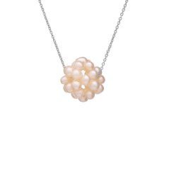 White Pearl Ball Pendant