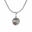 Colgante de plata Orbis con granates checos