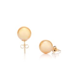 Earrings south sea 8 AAA gold