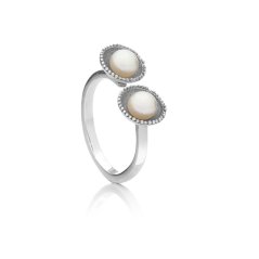 Perlenring verziert mit Lotus New II