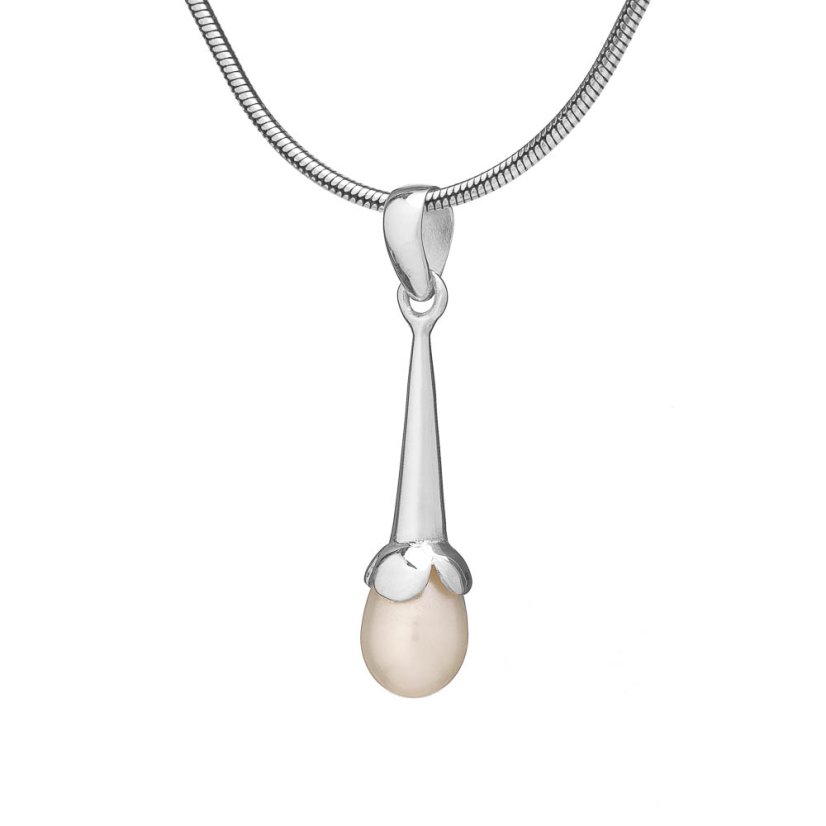 Colgante de perla Flor