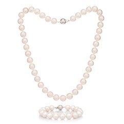 Brățară și colier set de perle 9 AAA