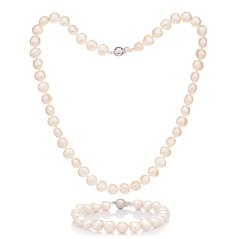 Pearl Set Bracelet and Necklace 7 – Nugget