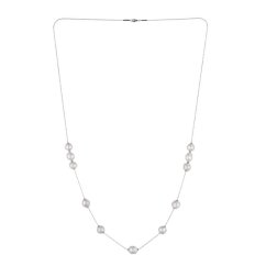 Collier avec perles baroques ajustables