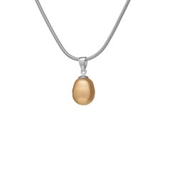 Gold pearl pendant south sea