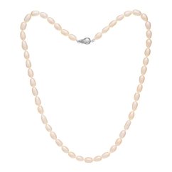 Colier de perle Oval 5,5 alb