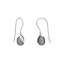 Dew pearl earrings – dark pearl