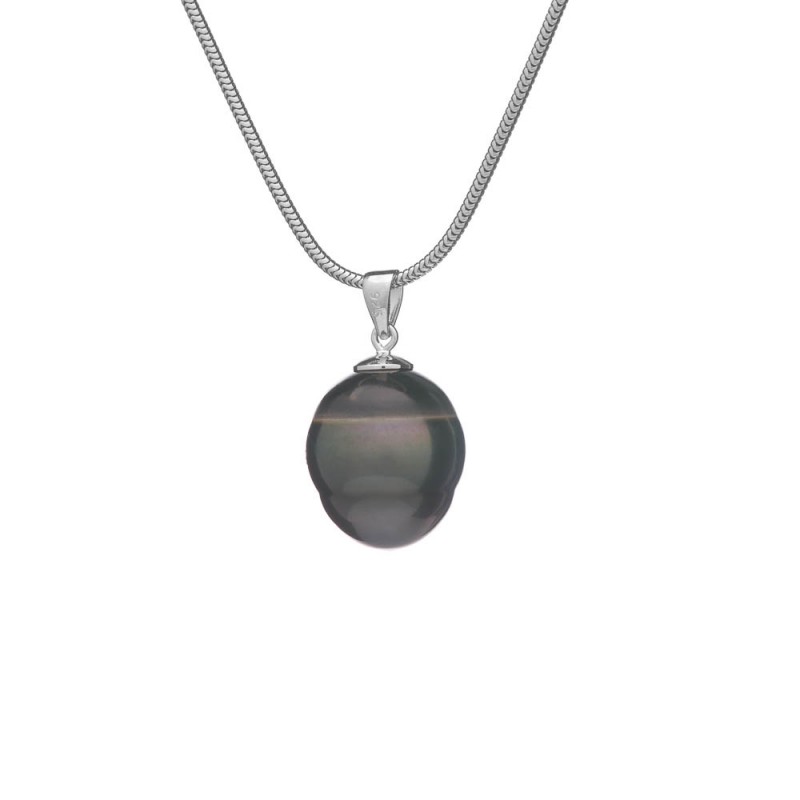 Anhänger Tahiti 13 C - Farbe: Multicolor, Edelmetall: Rhodiniertes Silber (925)