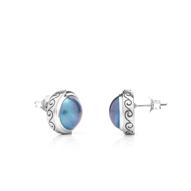 Biru Ohrringe mit Mabe-Perle