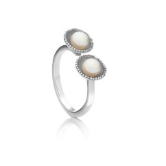 Perlenring verziert mit Lotus New II