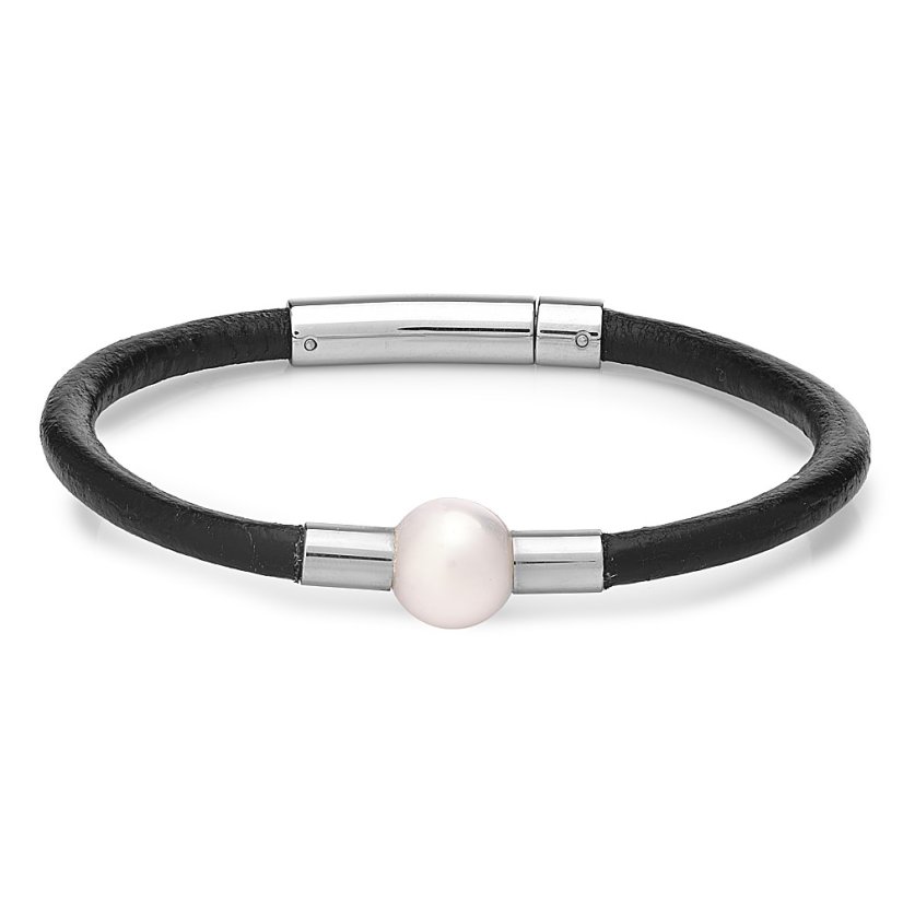 Lederarmband Liat mit Perle - Länge des Armbands: 19 cm Lederarmband Liat mit Perle - Länge des Armbands: 19 cm