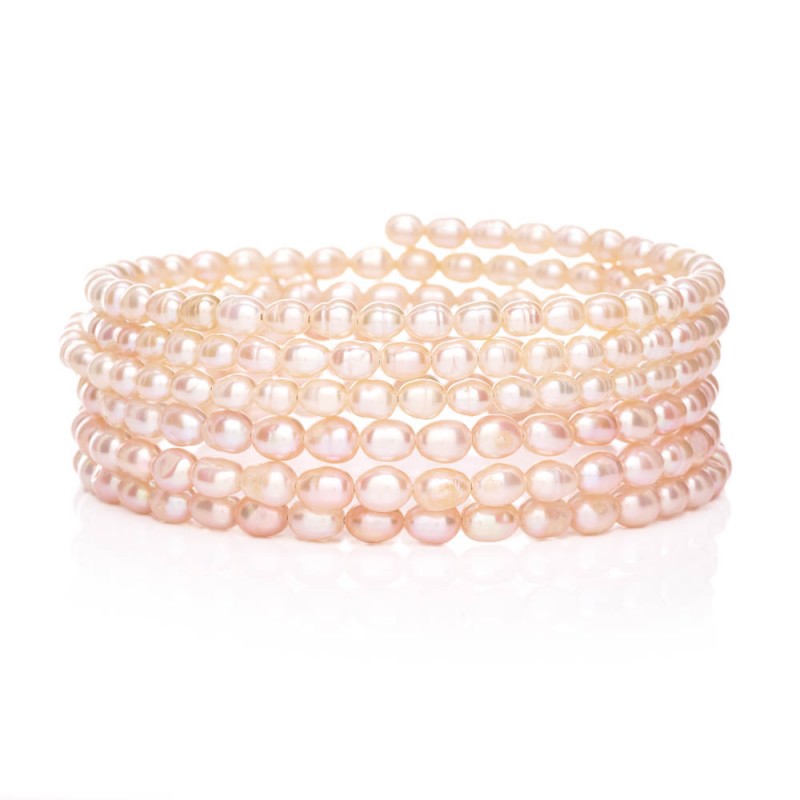 Perlenarmband Pare – rosa