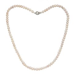 Colier cu perle 6 AA Mini – roz