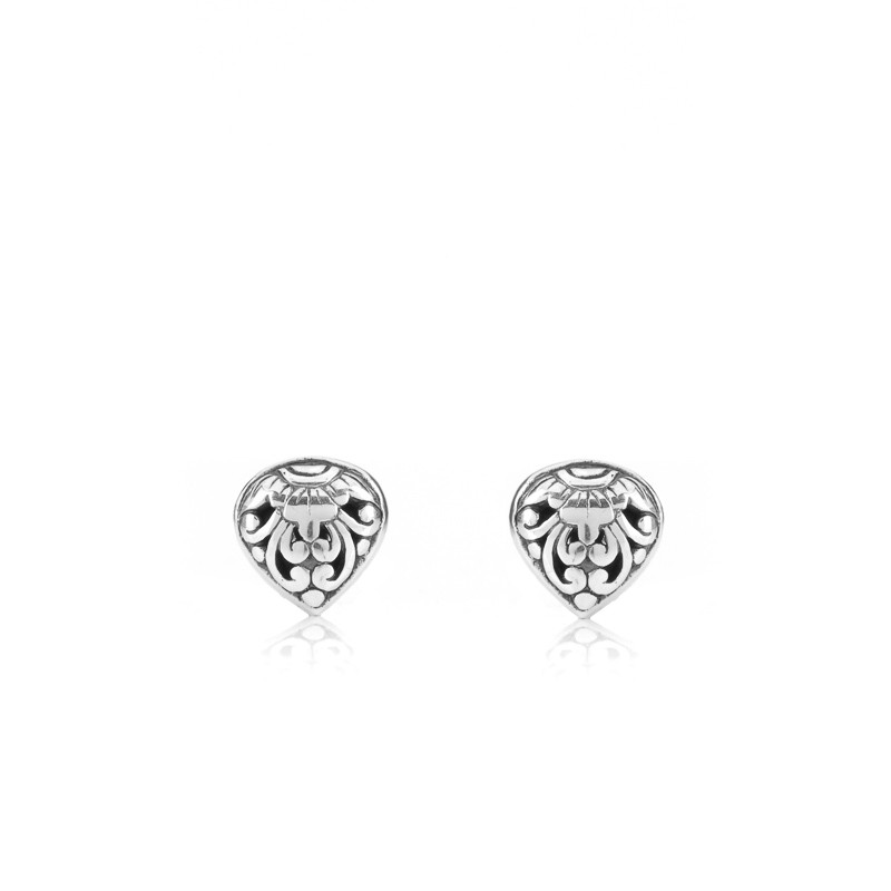 Cercei stud filigran Hati - Metal prețios: Argint sterling (925)