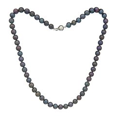 Colier de perle Mutiara 7,5 AAA negru