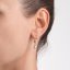Pearl earrings 6 AAA Continental - Colour: Dark, Precious metal: Rhodium-plated silver (925)
