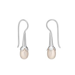 Pearl Earrings Flower