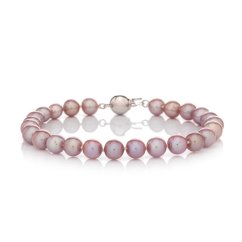 Pearl bracelet 6 AA pink