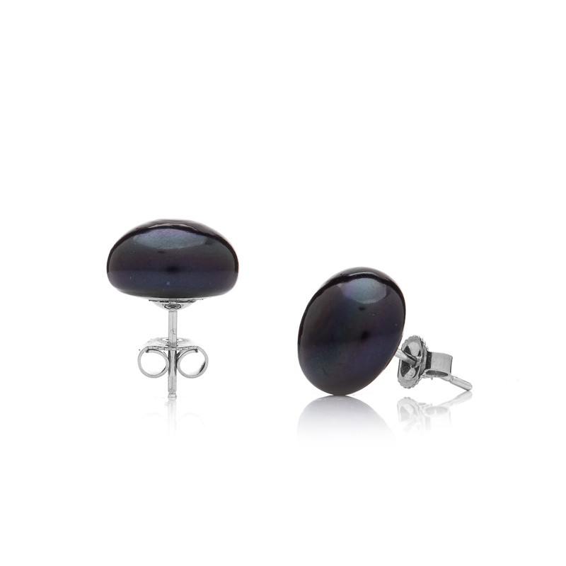 Perlové náušnice 9 AA - Barva: Bílá, Drahý kov: Rhodiované stříbro (925)