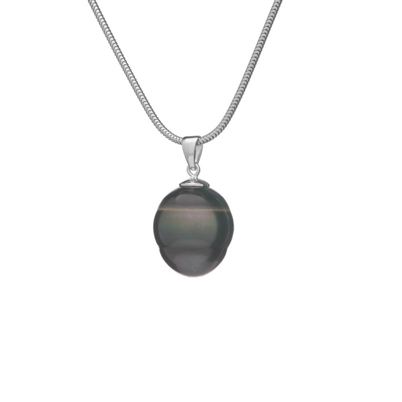 Anhänger Tahiti 13 C - Farbe: Multicolor, Edelmetall: Rhodiniertes Silber (925)