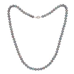 Dark Pearl Necklace 6 AA
