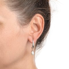 Moon Pearl Earrings