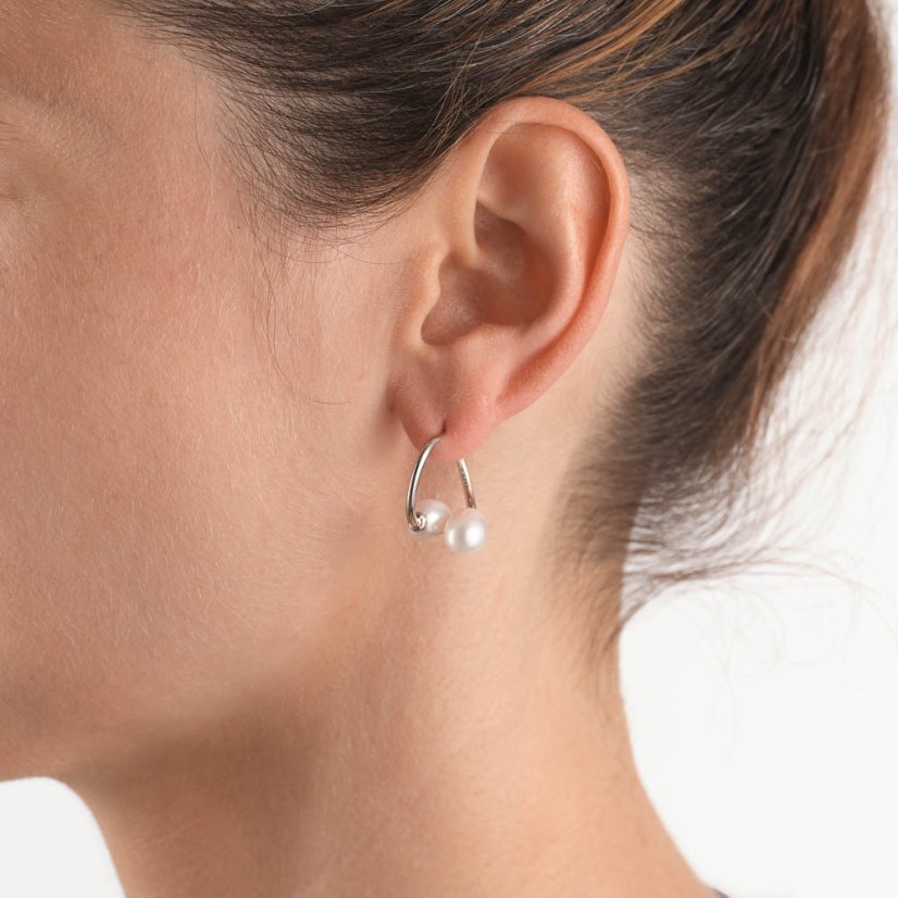 Cercei cu perle Doble