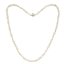 Pearl necklace - nuggets 5,5 white - Precious metal: Rhodium-plated silver (925), Necklace length: 40 cm