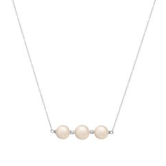 Collier de perles Akoya sur chaîne 7,5 AAA