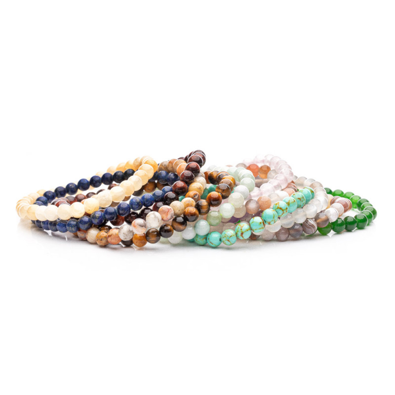 Náramky z drahých kamenů - Drahé kameny: Mìsíèní kámen multicolor