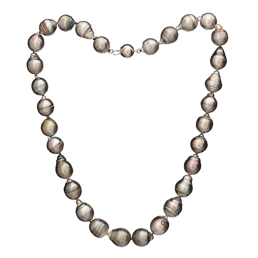 Collier de perles de Tahiti 11-13 C Collier de perles de Tahiti 11-13 C