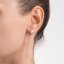 Pearl Stud Earrings 8 AA - Colour: White, Precious metal: Rhodium-plated silver (925)