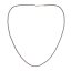 Spinel necklace - Colour: Black, Precious metal: Sterling silver (925), Necklace length: 45 cm