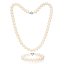 Akoya Perlen-Set – Halskette und Armband 8 AAA+