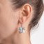 Silberne Hängeohrringe Belah mit Opal - Edelmetall: Sterlingsilber (925)