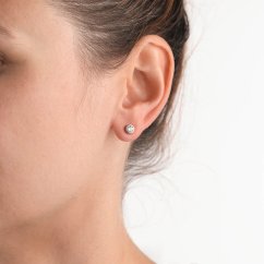 Ohrstecker mit Stein