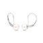 Pearl earrings 6 AA Conti - Colour: Dark, Precious metal: Rhodium-plated silver (925)