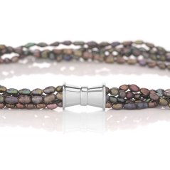 Colier cu perle în cinci rânduri Peacock