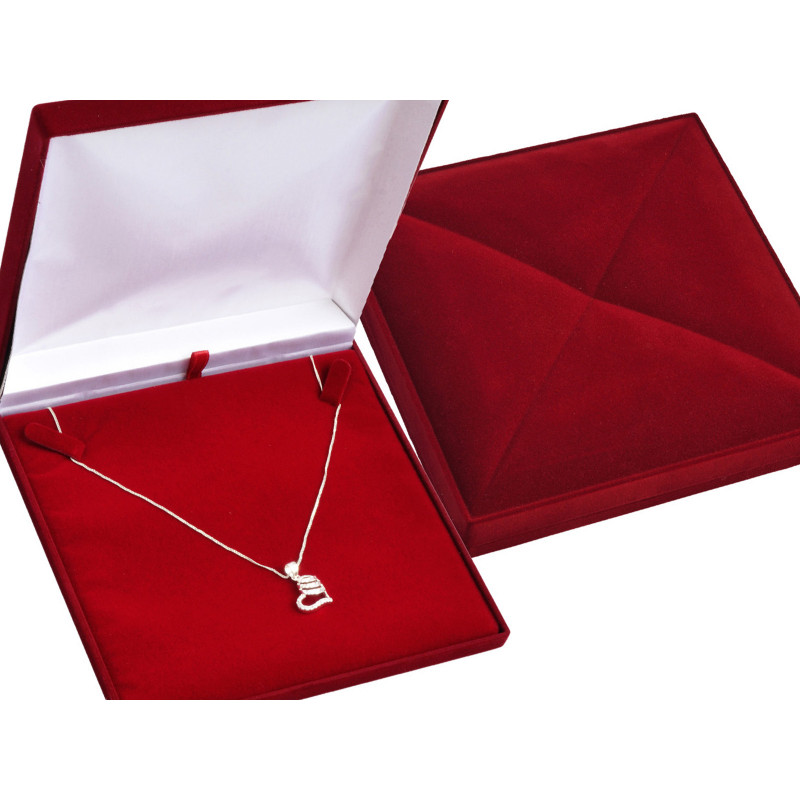 Jewelry box dark red