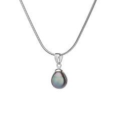 Anhänger mit Tropfen-Tahitiperle 10 C