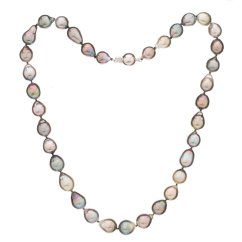 Tahiti Perlenkette D24 Multicolor