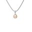 Anhänger mit Südseeperle AA 8 mm gold-weiß