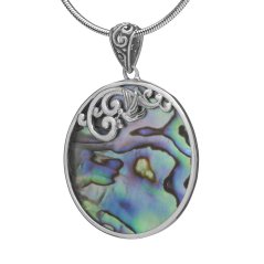 Runder Paua-Anhänger